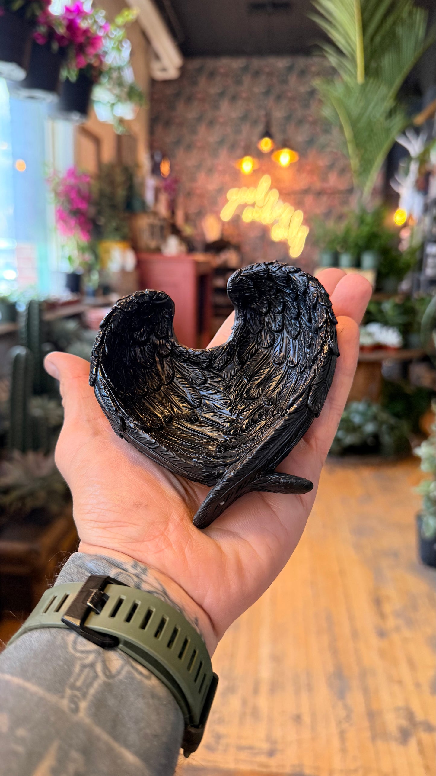 Raven Wing Trinket Tray