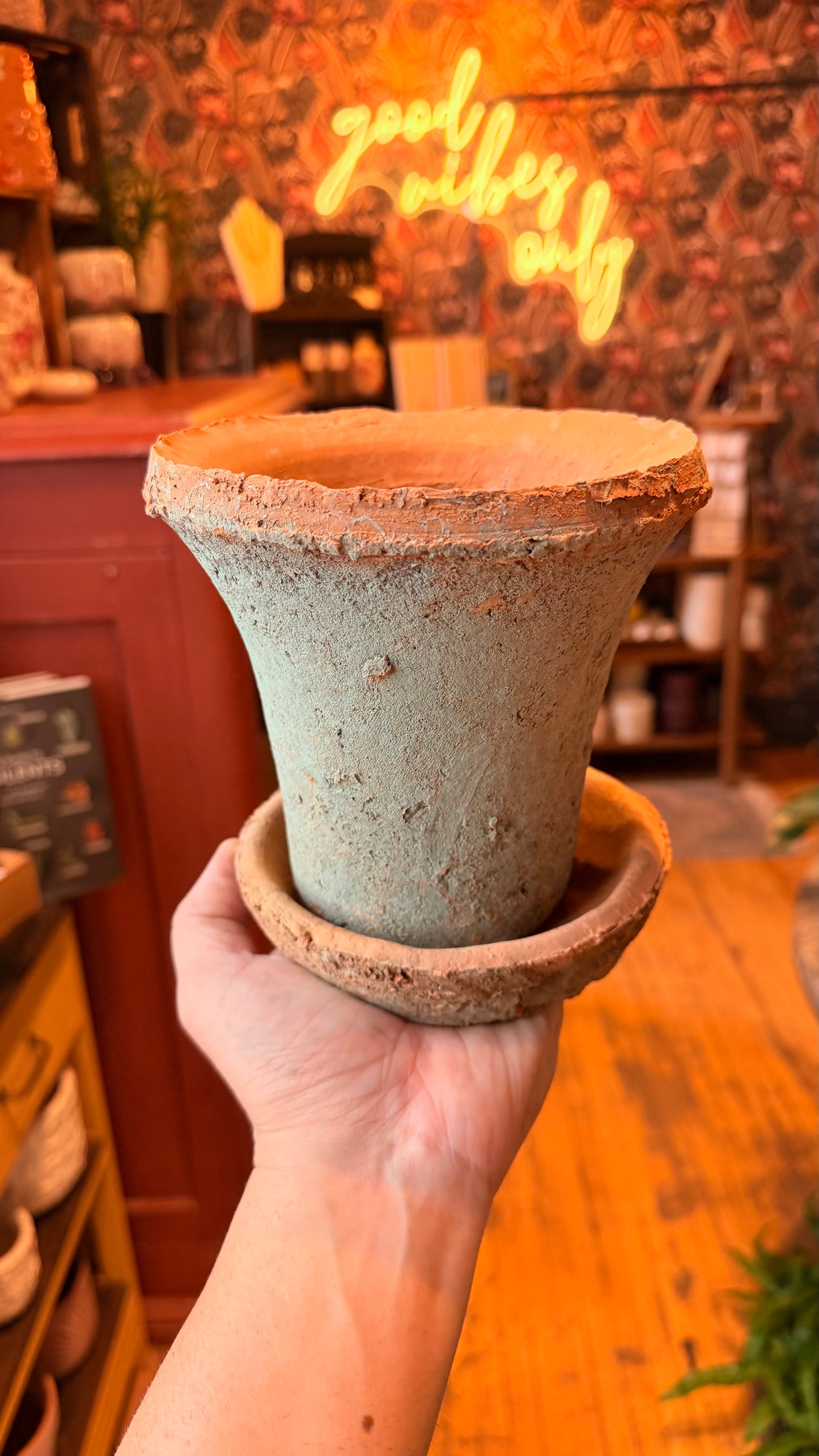 4.5” Aged Terracotta Planter