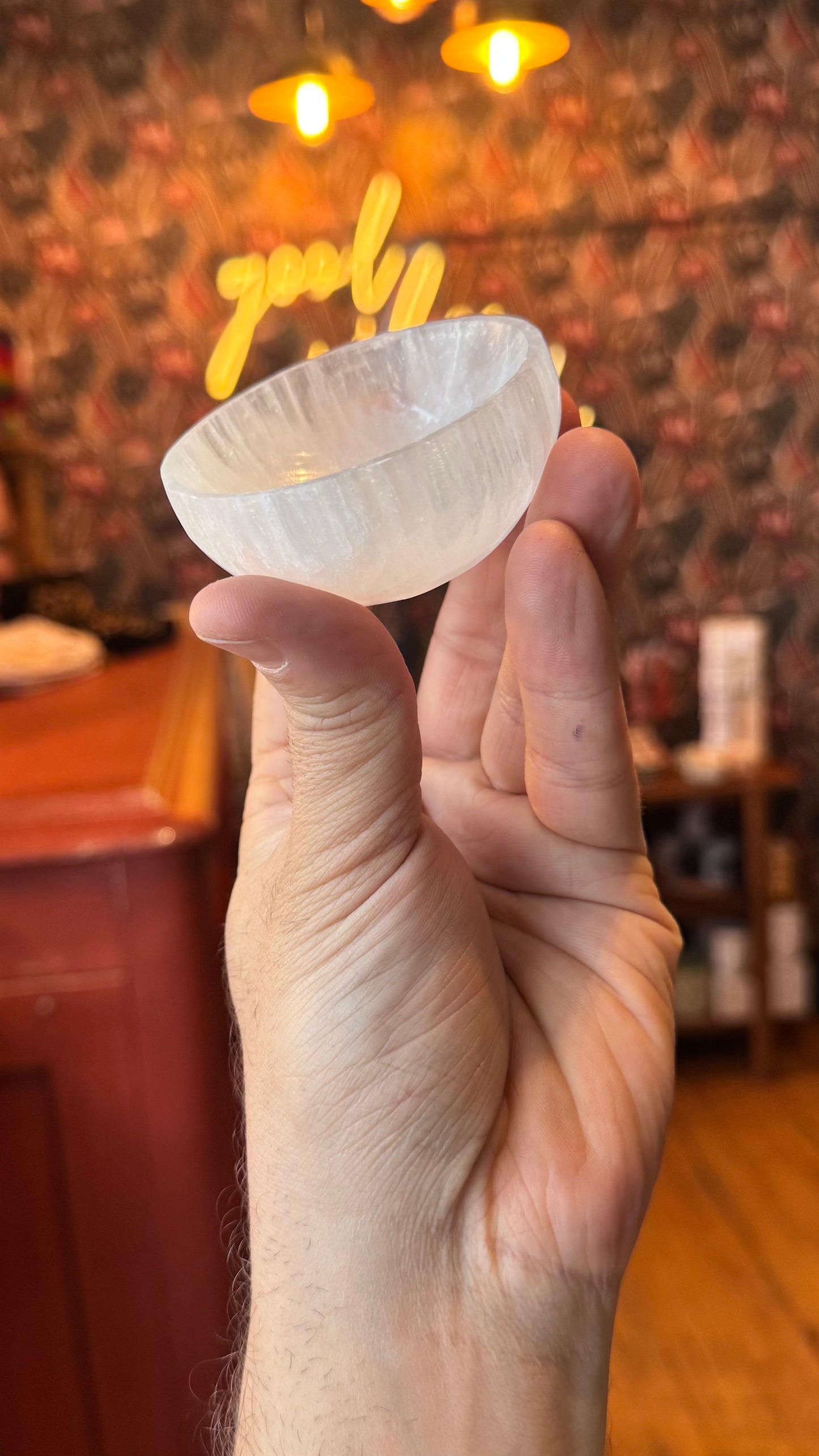 Medium Selenite Bowl Crystal