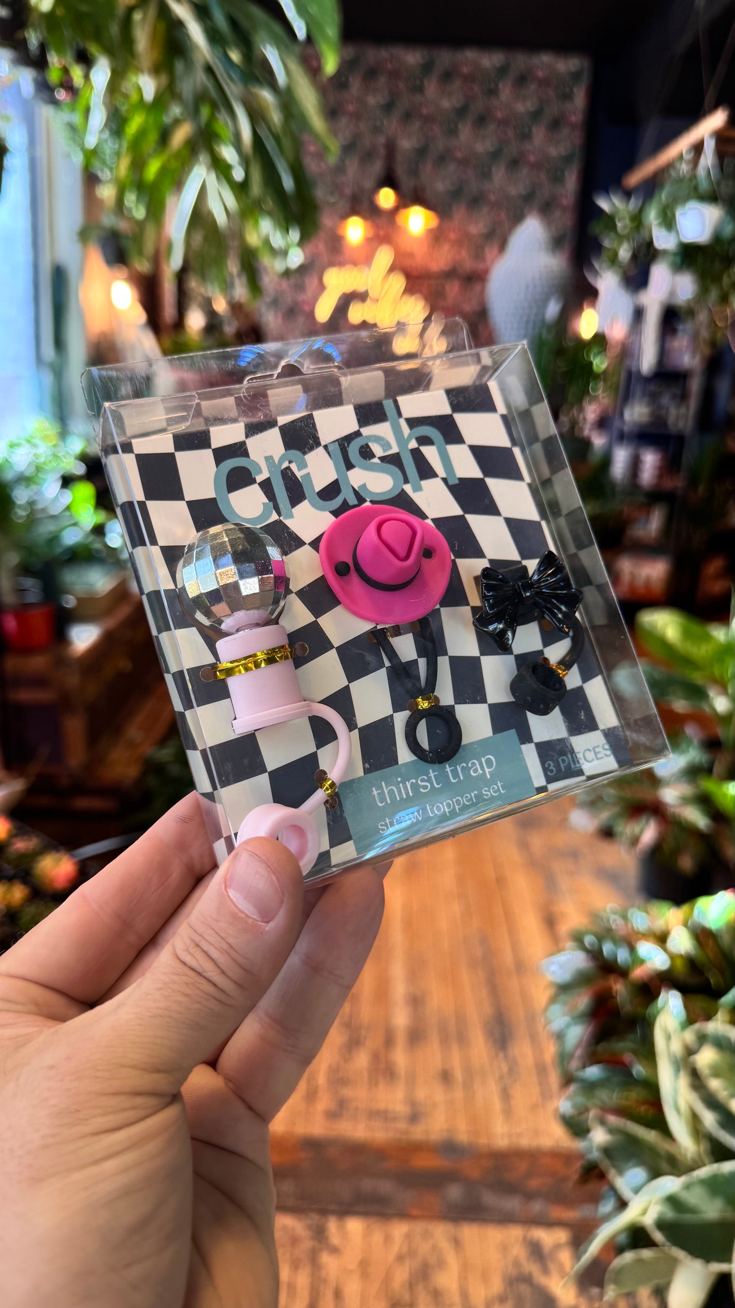 Crush Straw Topper - Disco Cowboy