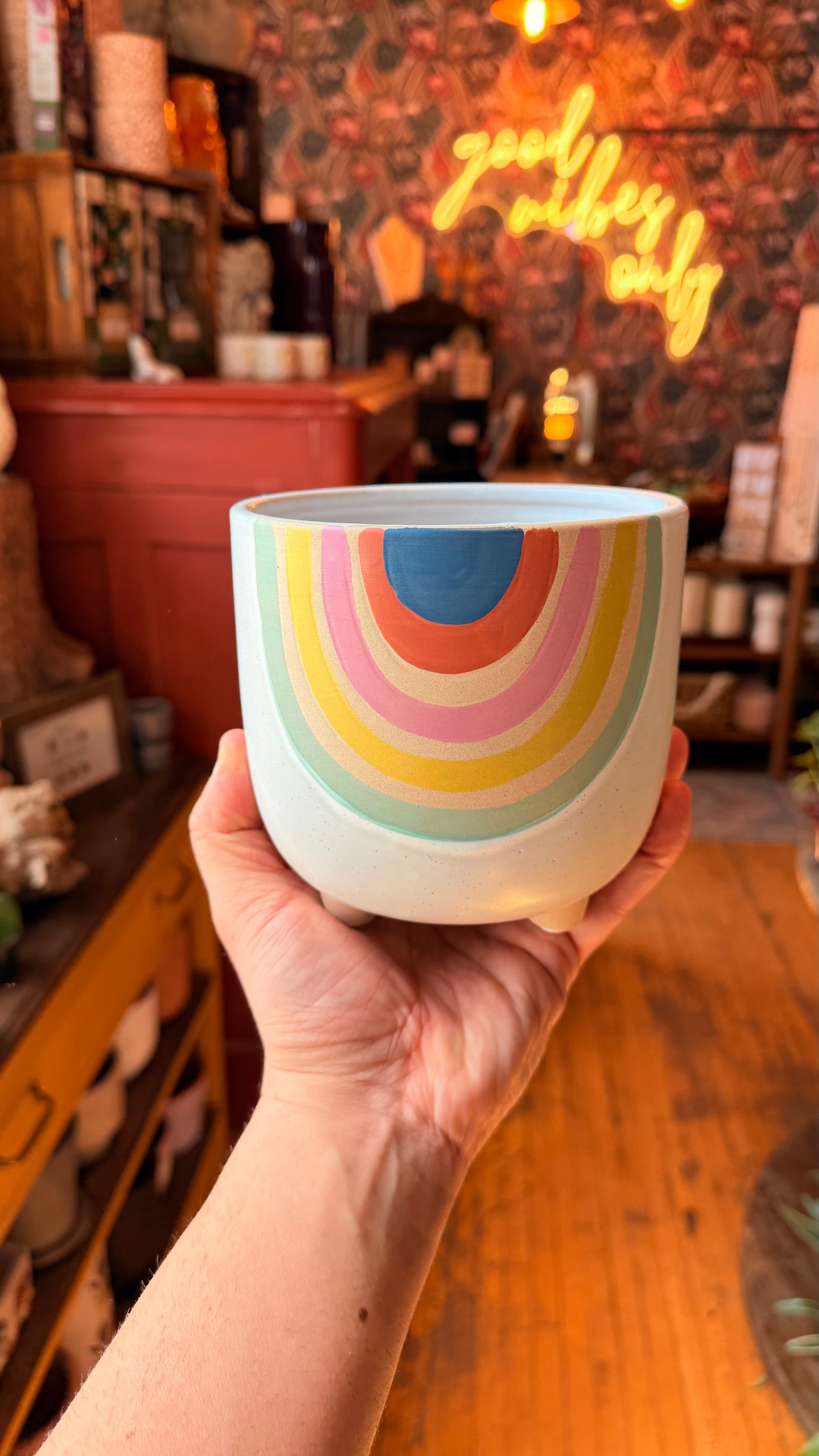 5” Afternoon Rainbow Planter