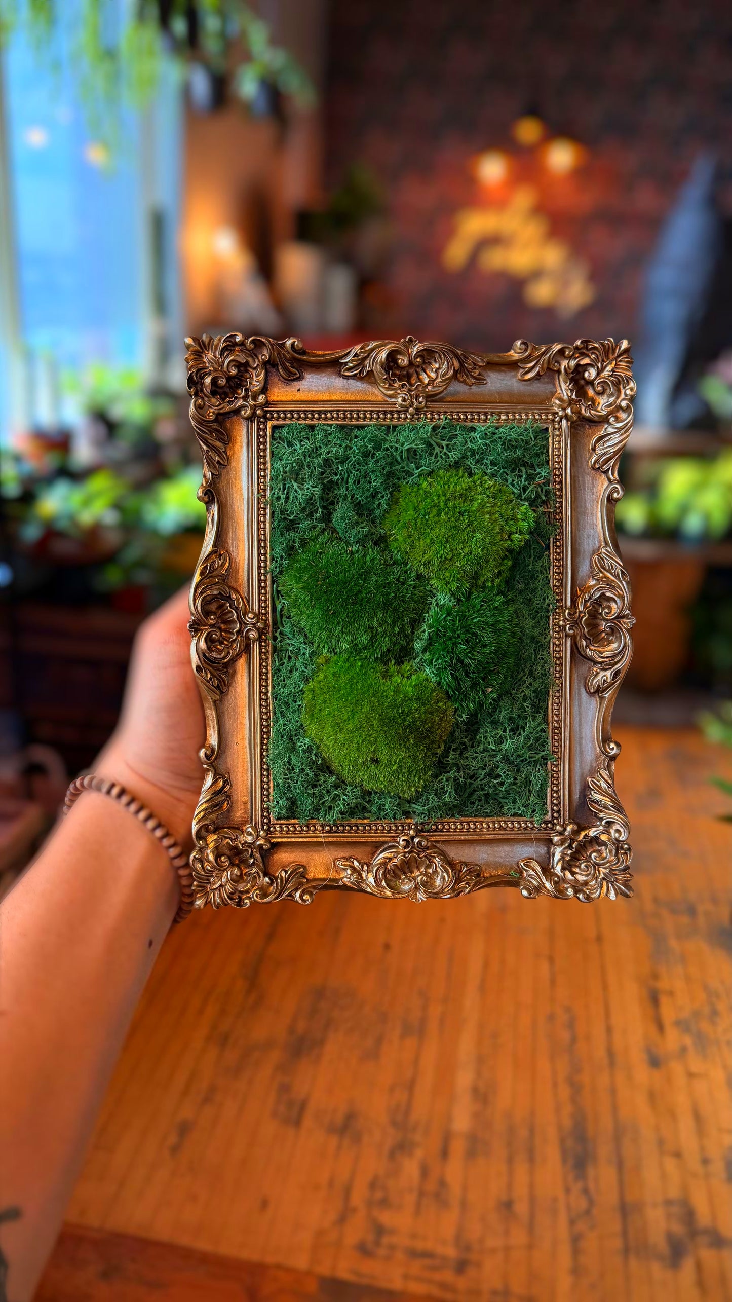Small ‘ Regale’ Moss Art