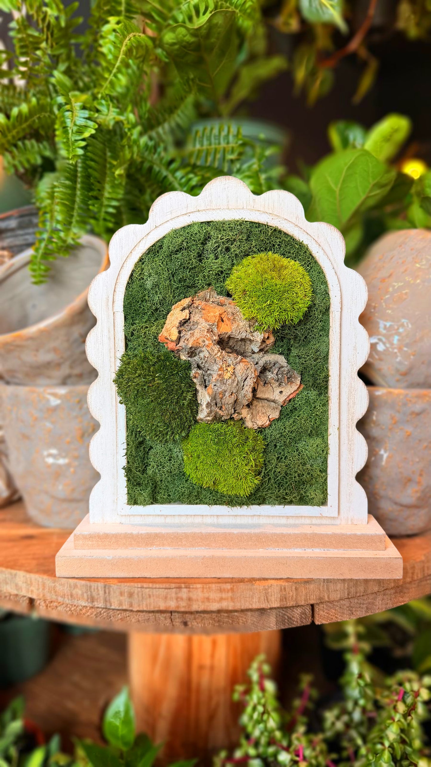 Small ‘Mihi’ Moss Art