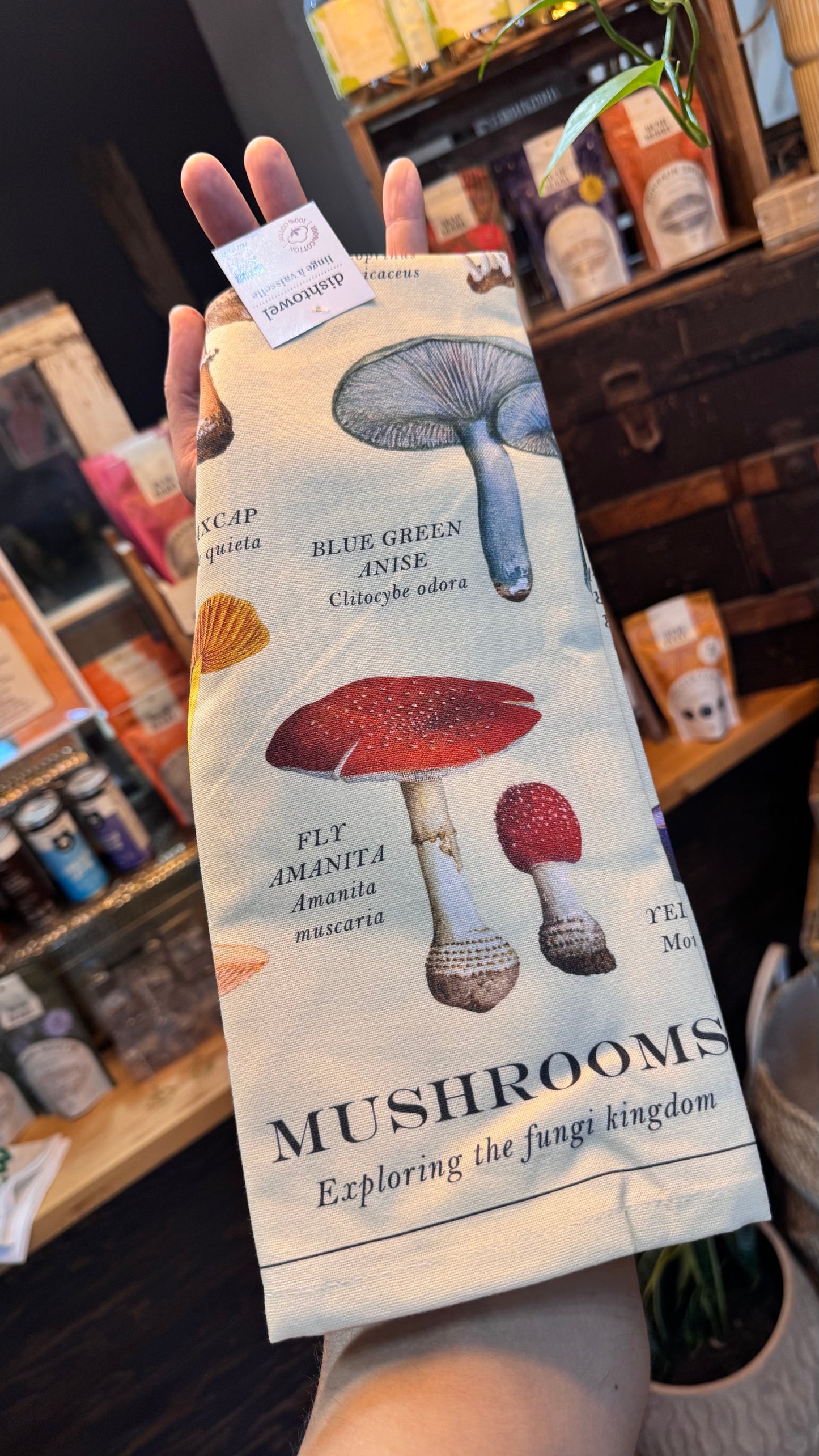 Mushroom Madness Tea Towel
