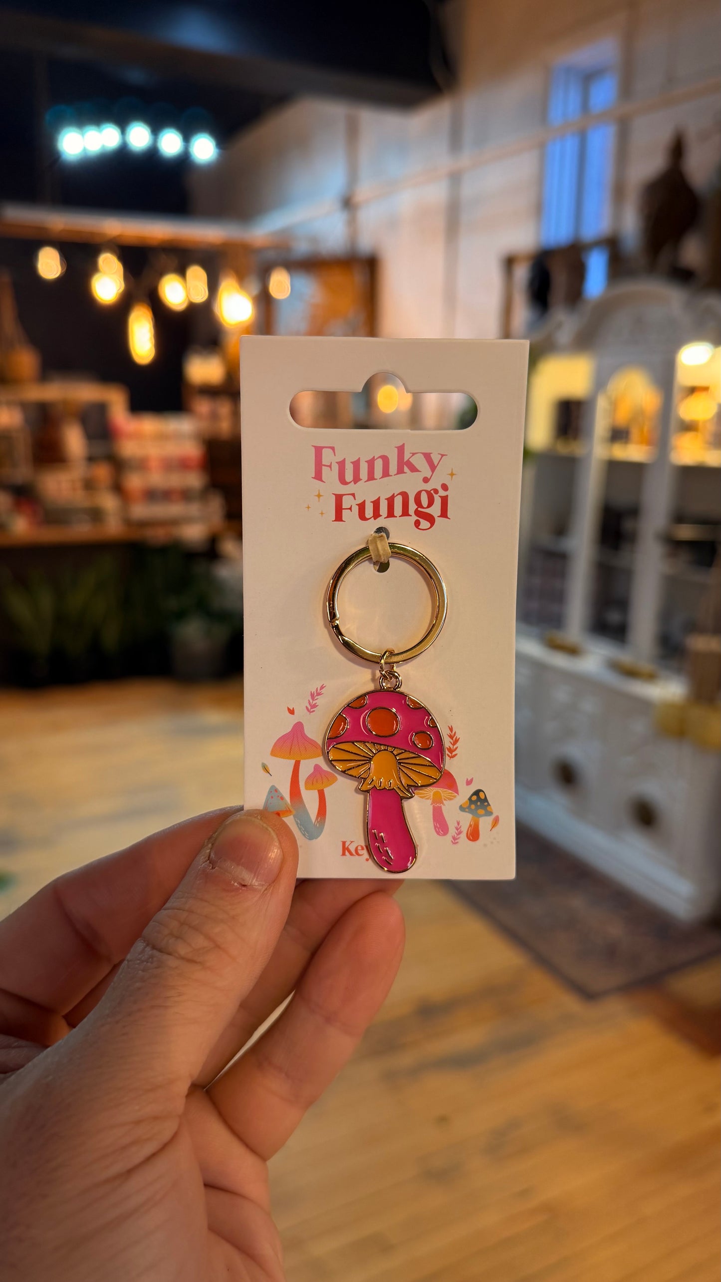 Funky Fungi Keychain