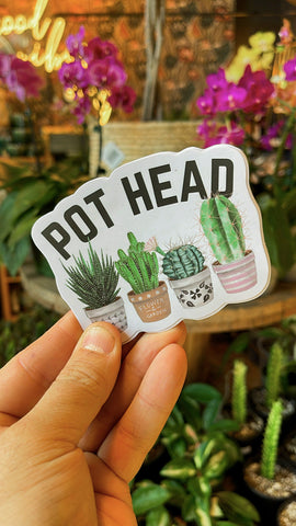 ‘Pot Head’ Sticker