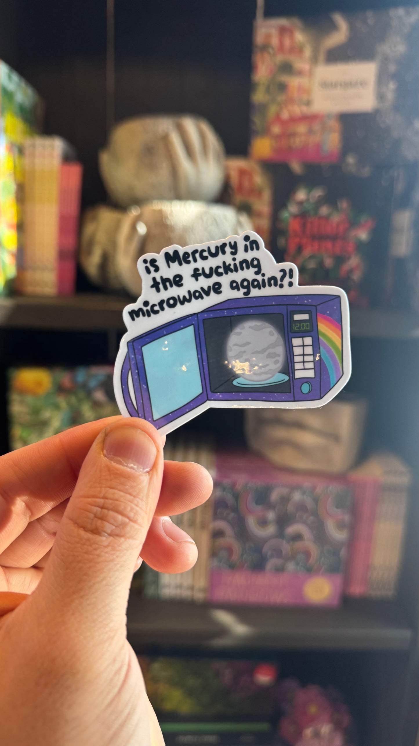 ‘Mercury In The Microwave’ Sticker
