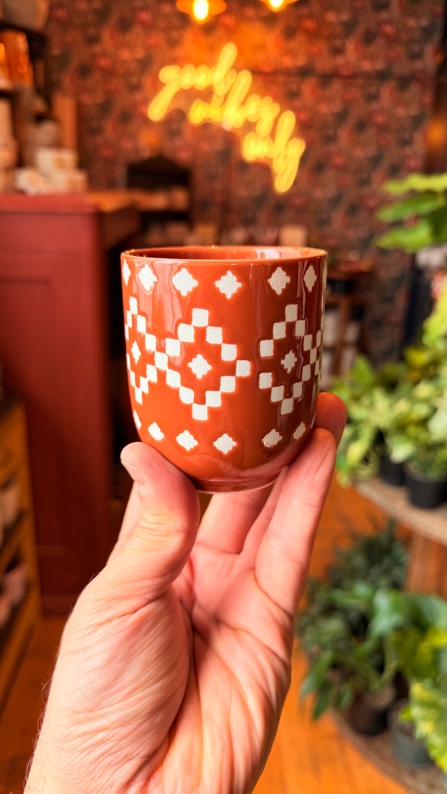 2.5” Brick Aztec Planter