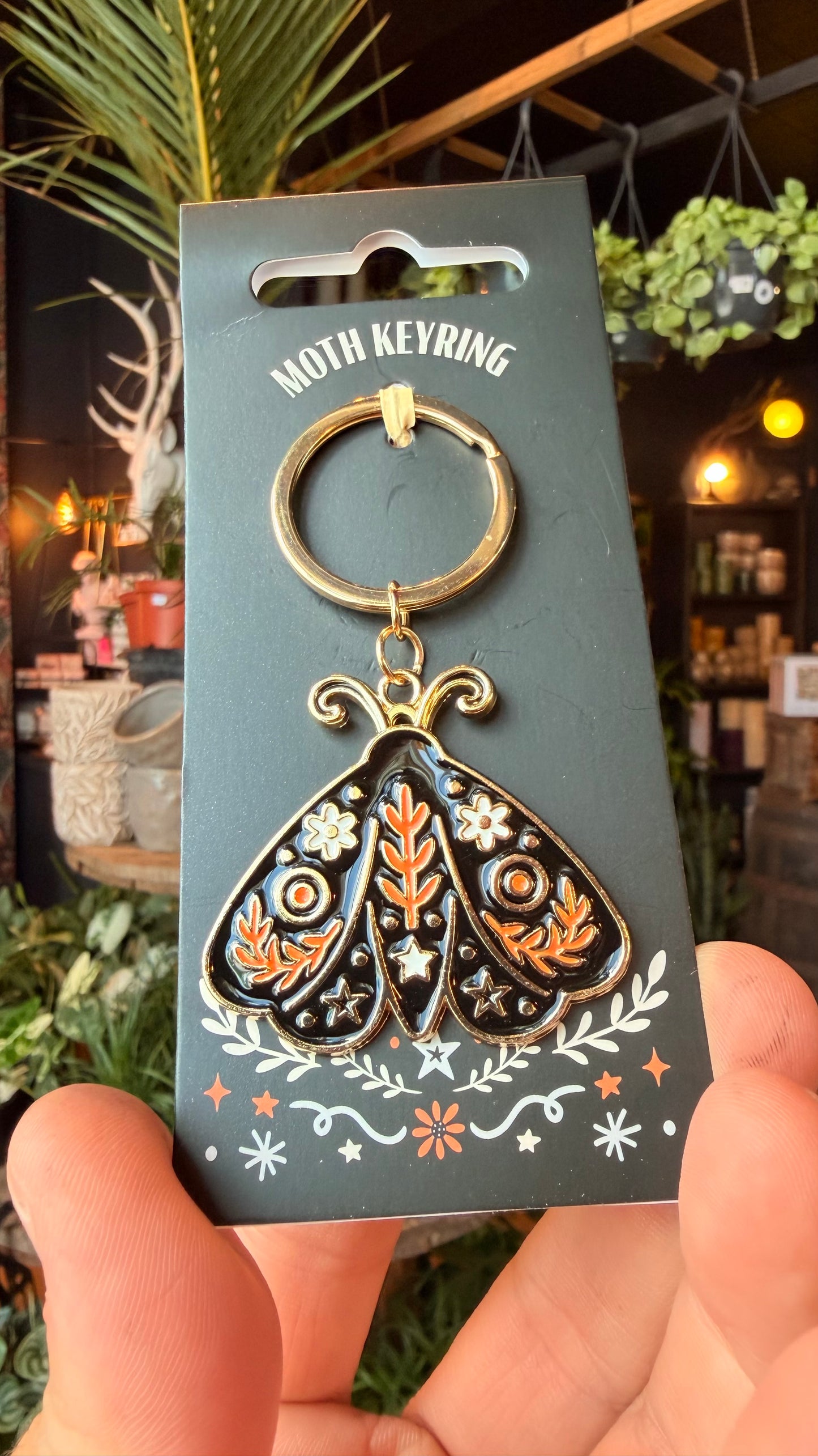 Magic Moth Keychain