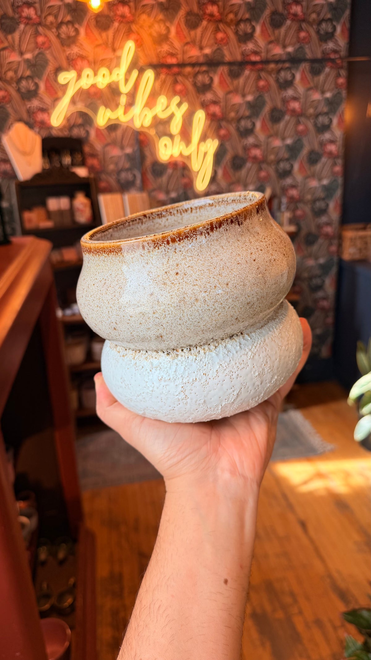 6” Handmade Bullé Planter