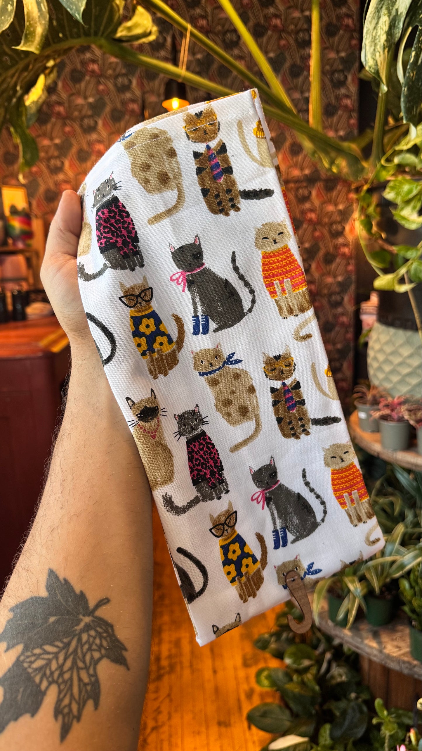 Smarty Cats Tea Towel