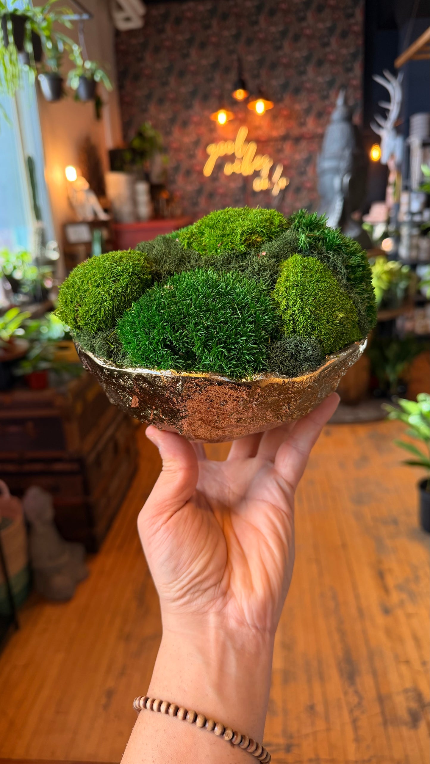 Small ‘Sunrise’ Moss Bowl