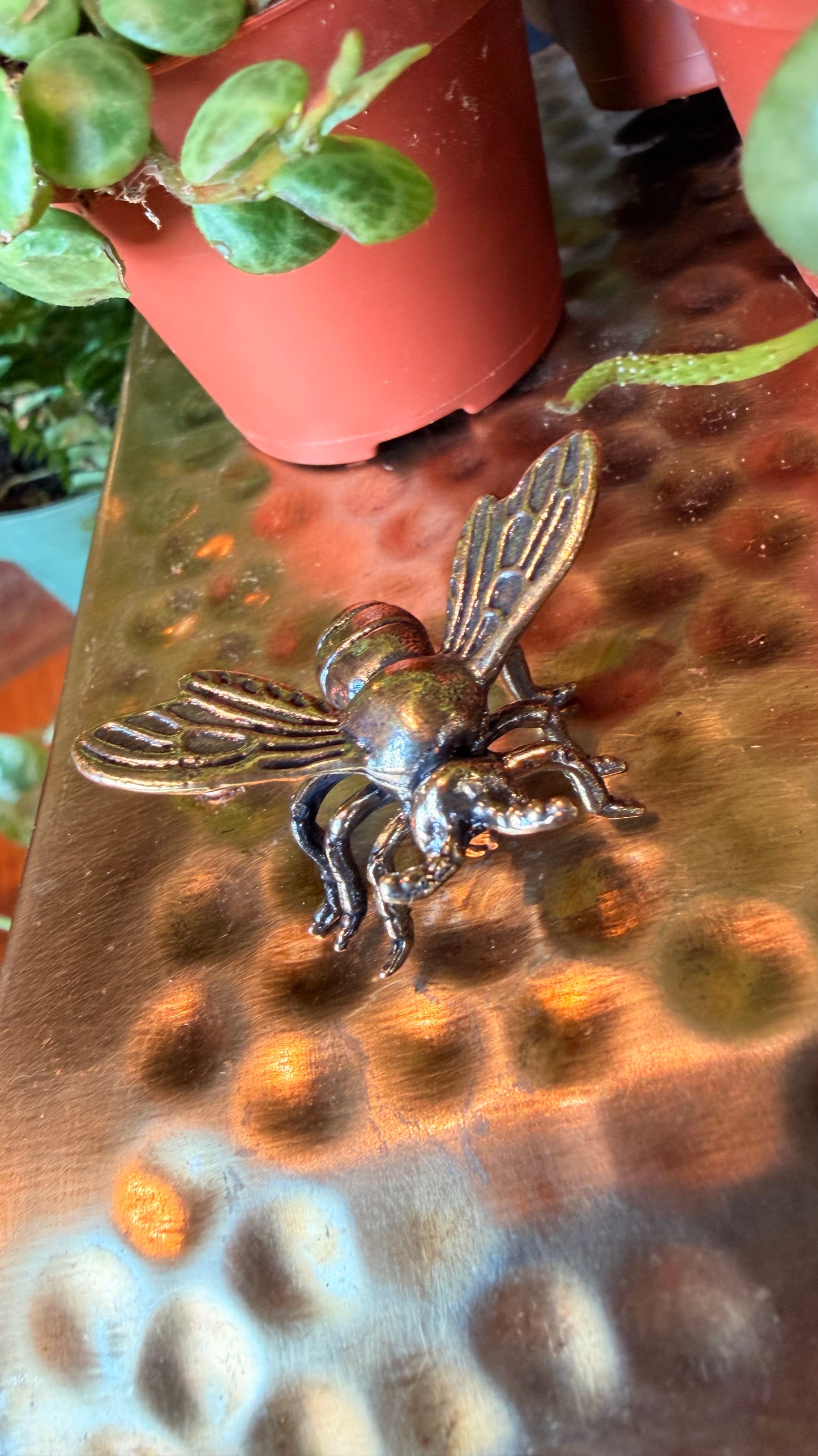 Buzzer the Bumblebee Brass Figurine