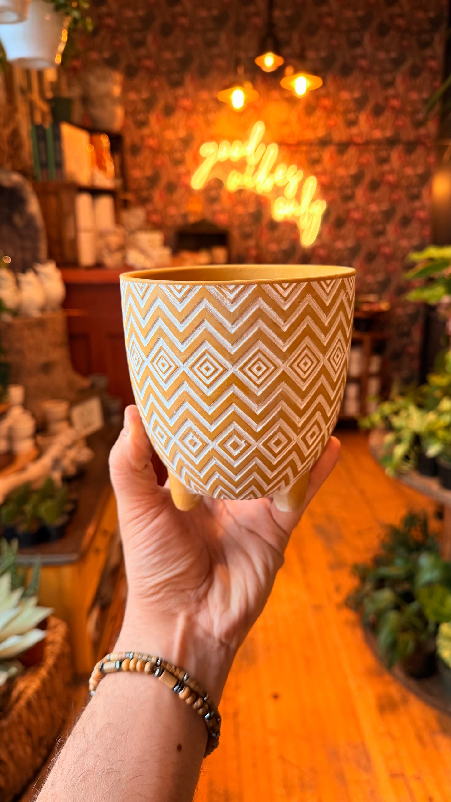 4.5” Mood Aztec Planter