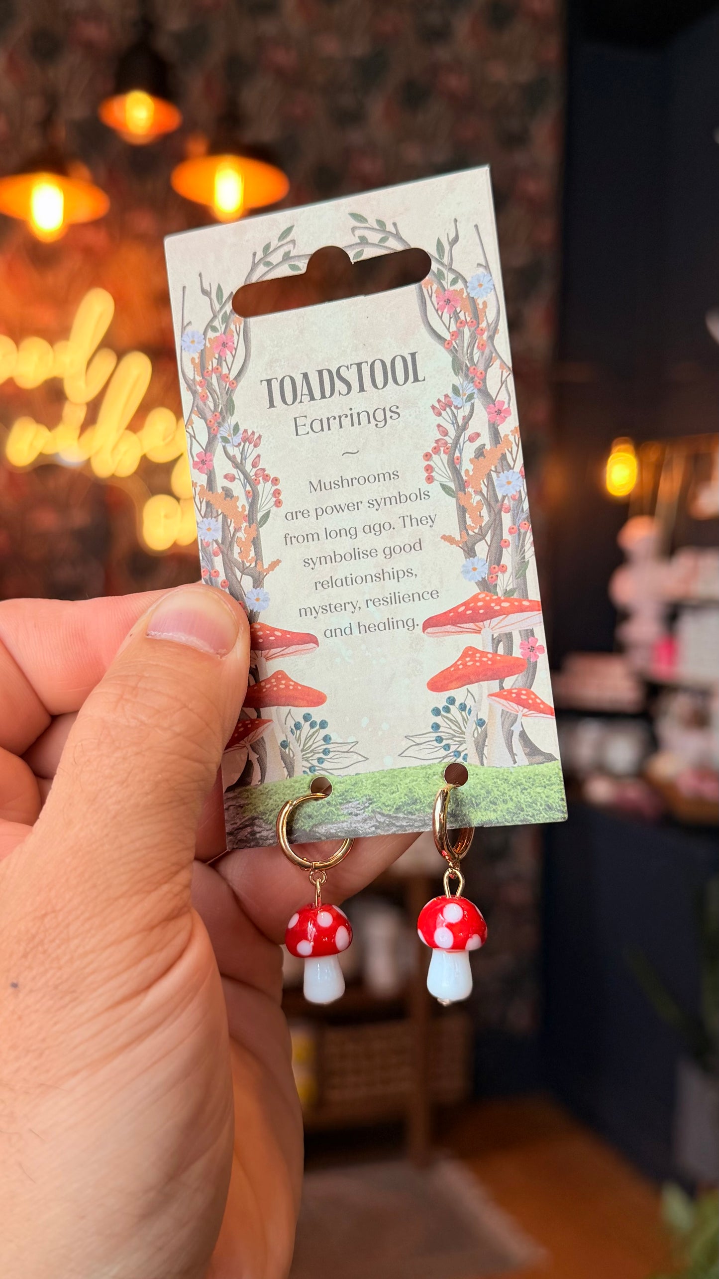 Toadstool Earrings