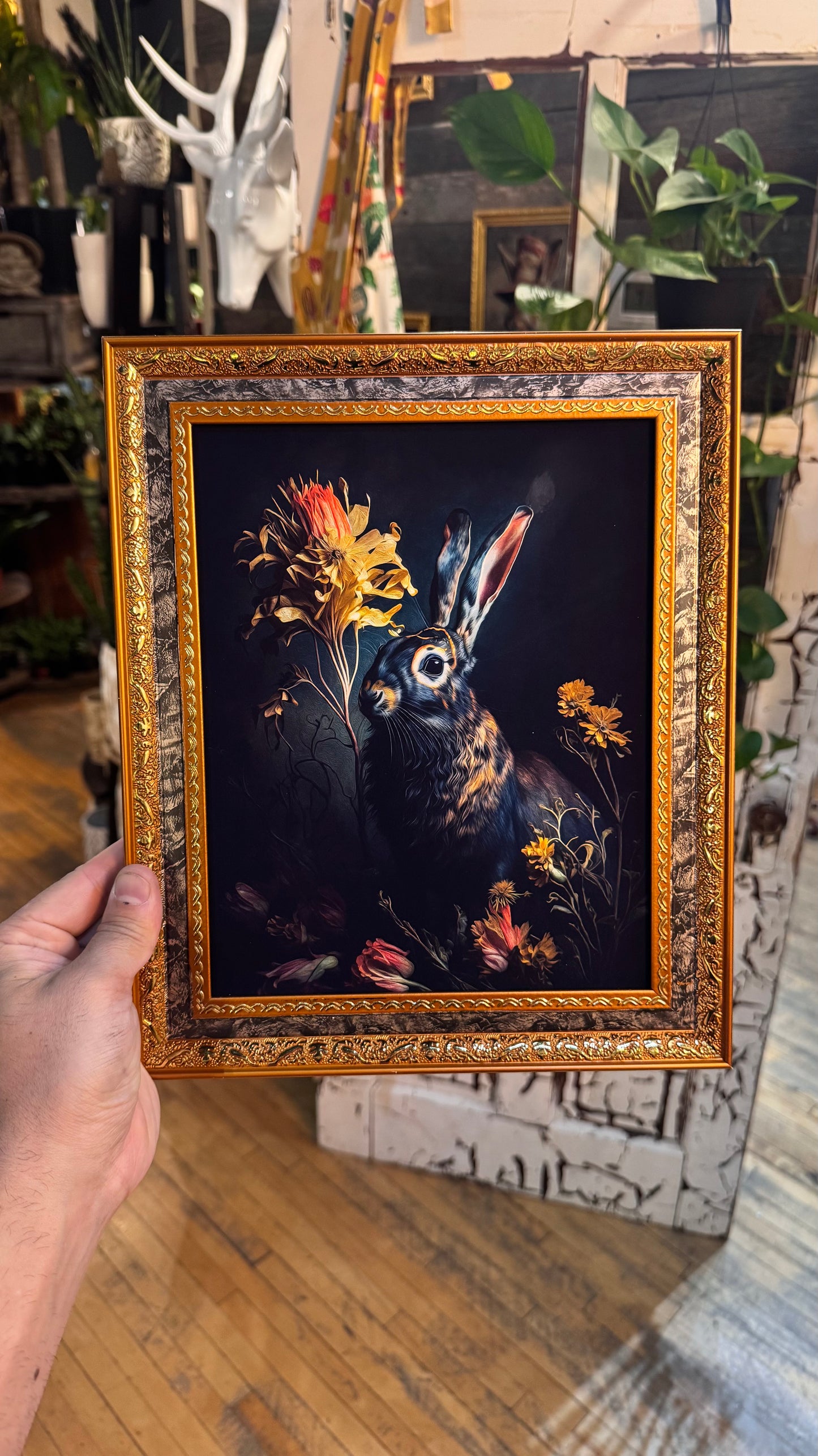 ‘Hazel the Hare’ Portrait Print