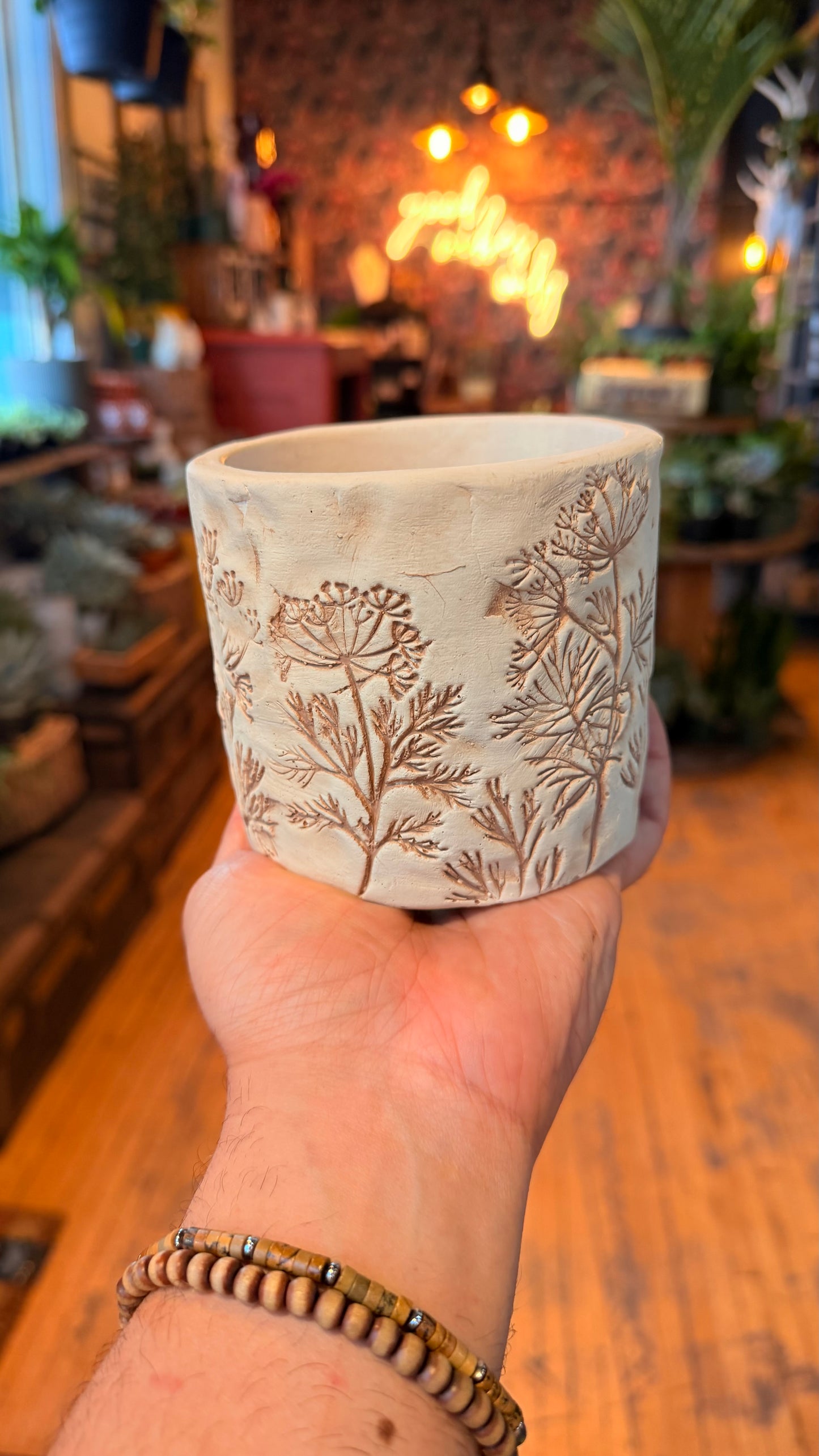 4” Rough Desert Floral Planter