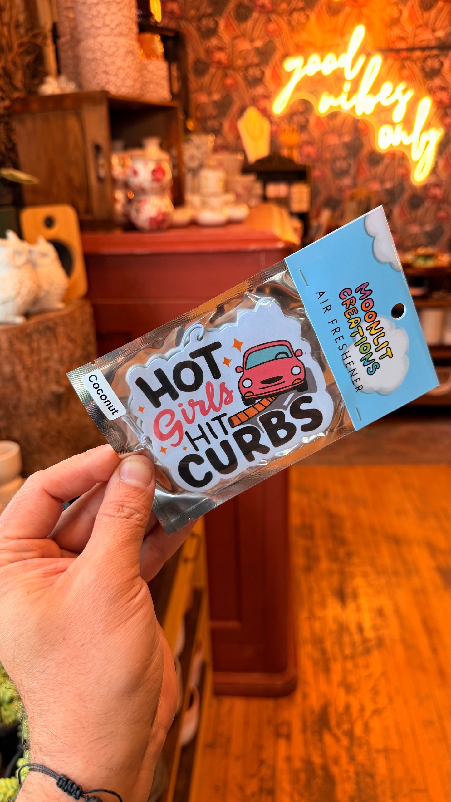 “Hot Girls Hit Curbs” Air Freshener