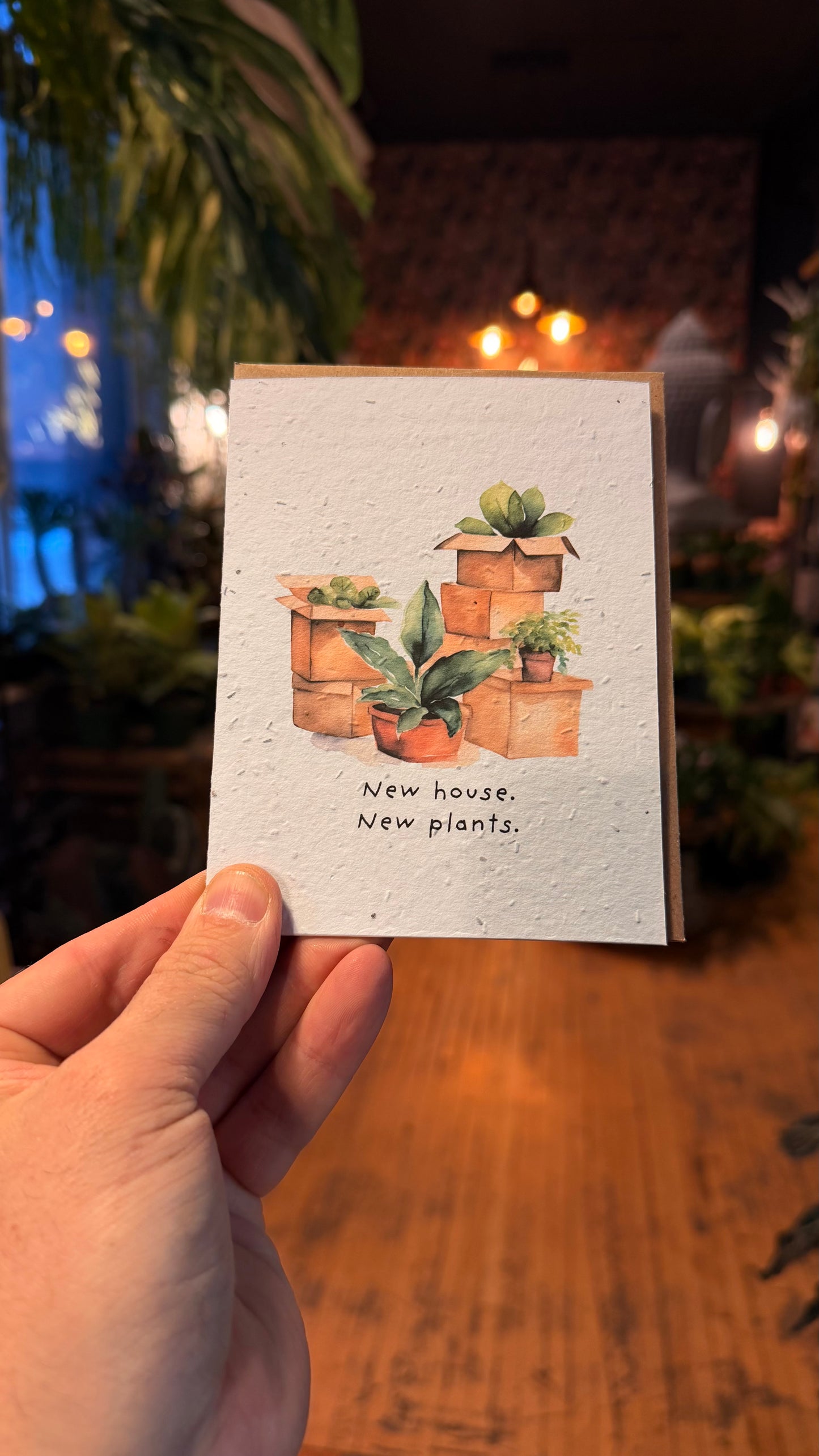 Plantable Cards - New House, New Plants