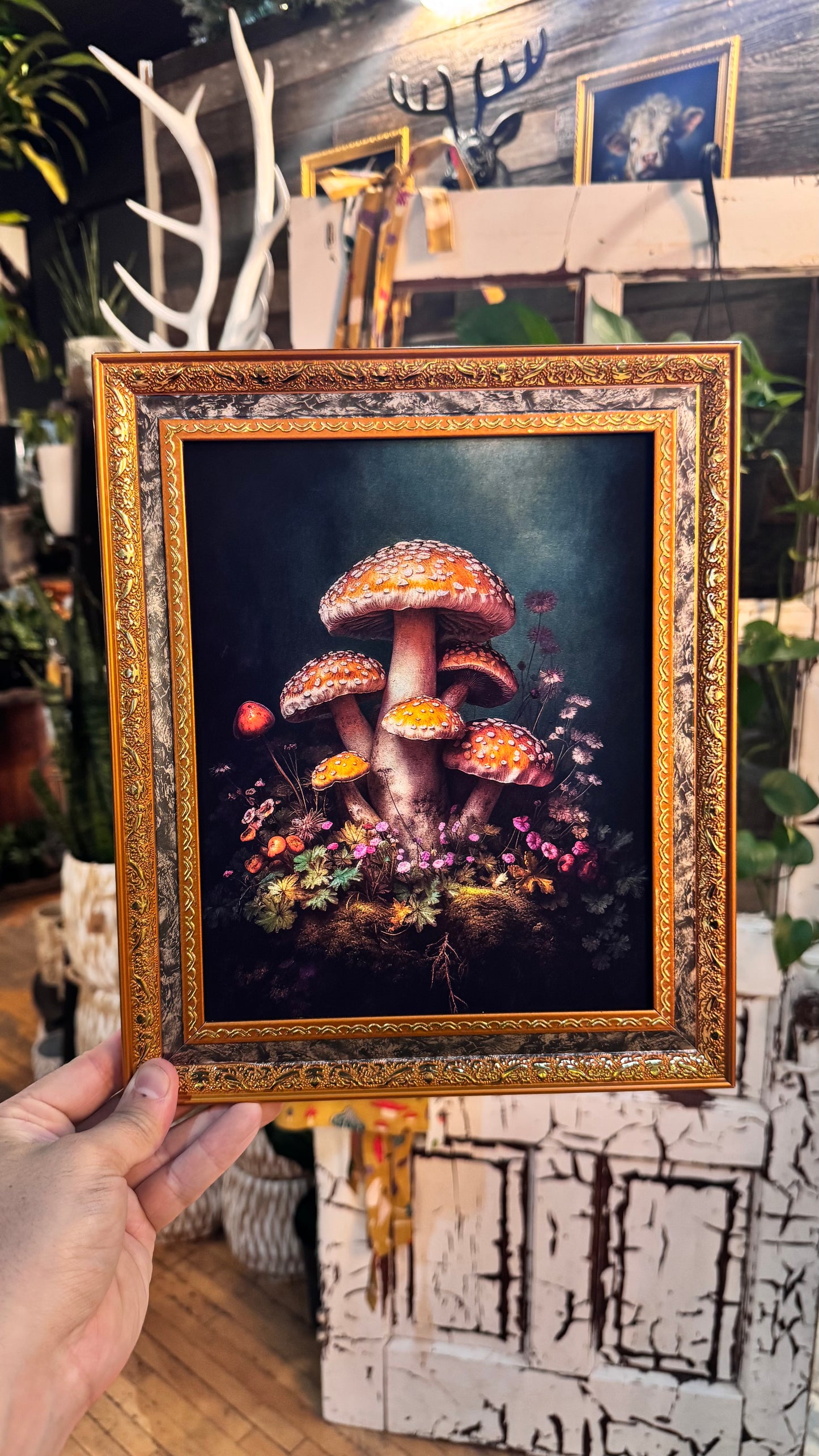 ‘Mushroom Forest’ Portrait Print