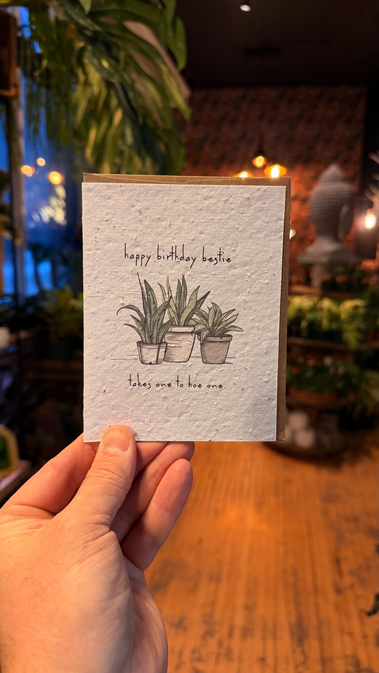 Plantable Cards - Funny Birthday Bestie