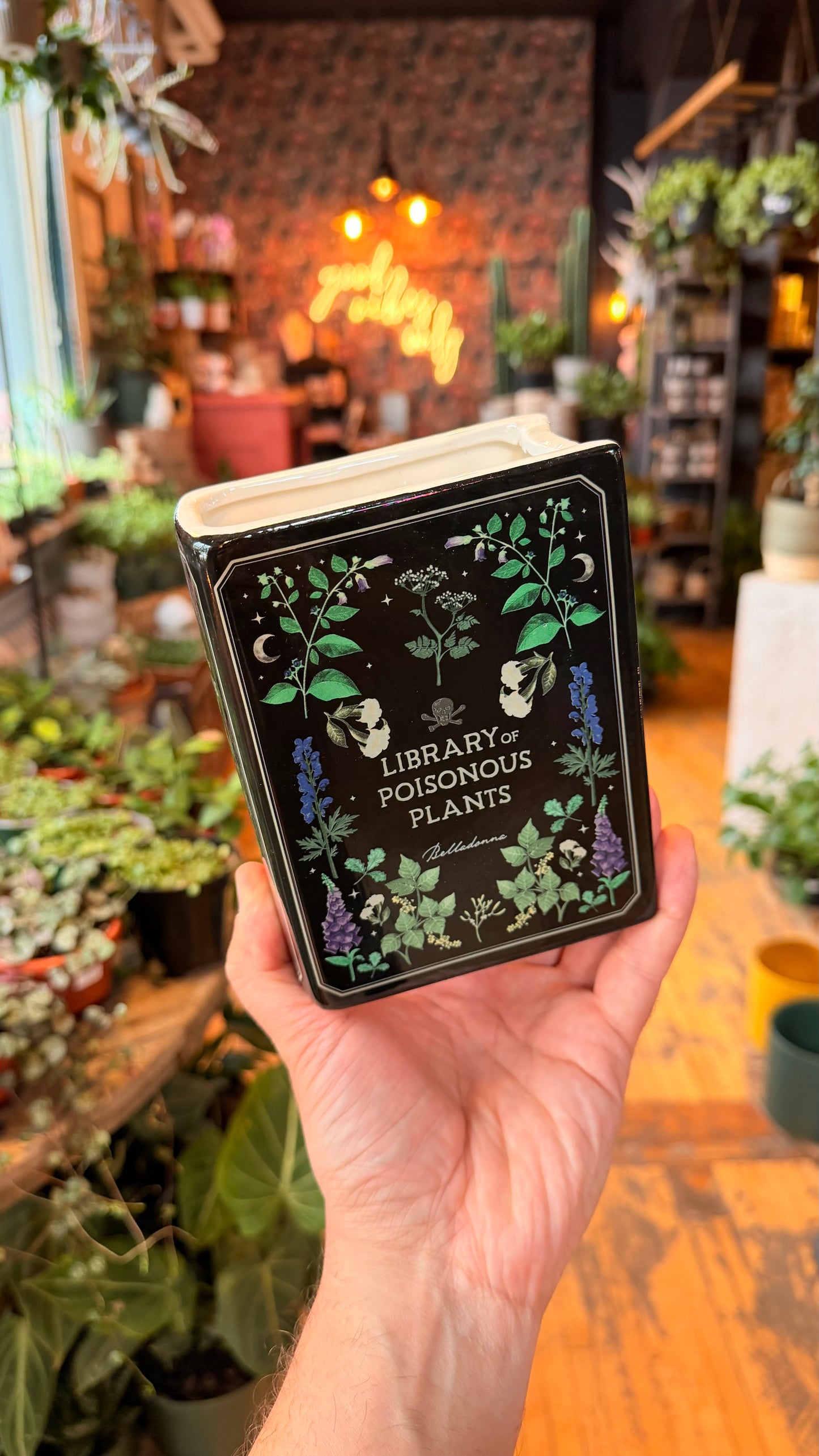 ‘Poisonous Plants’ Book Planter