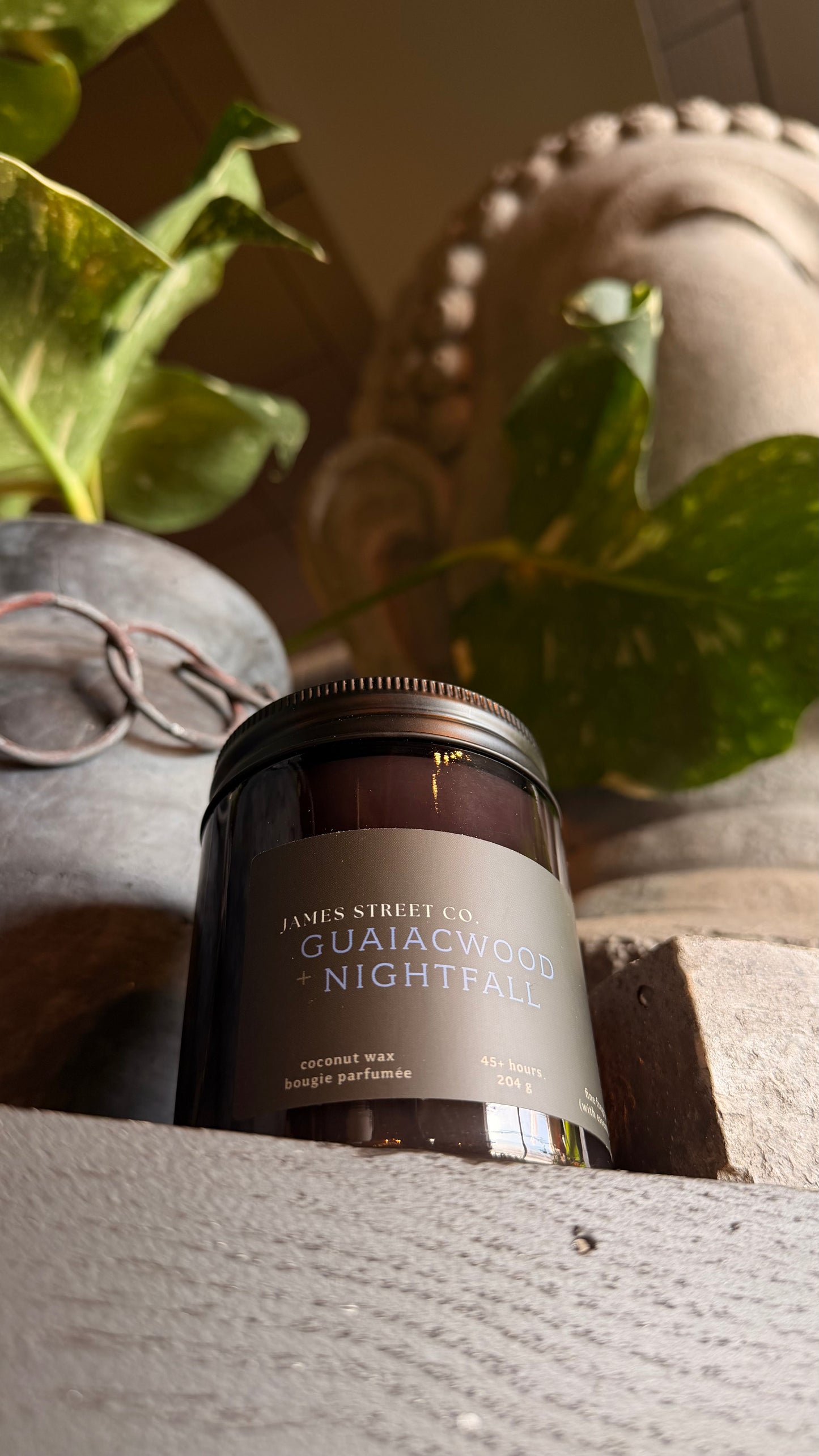 James Street Co. Guaiacwood + Nightfall Candle
