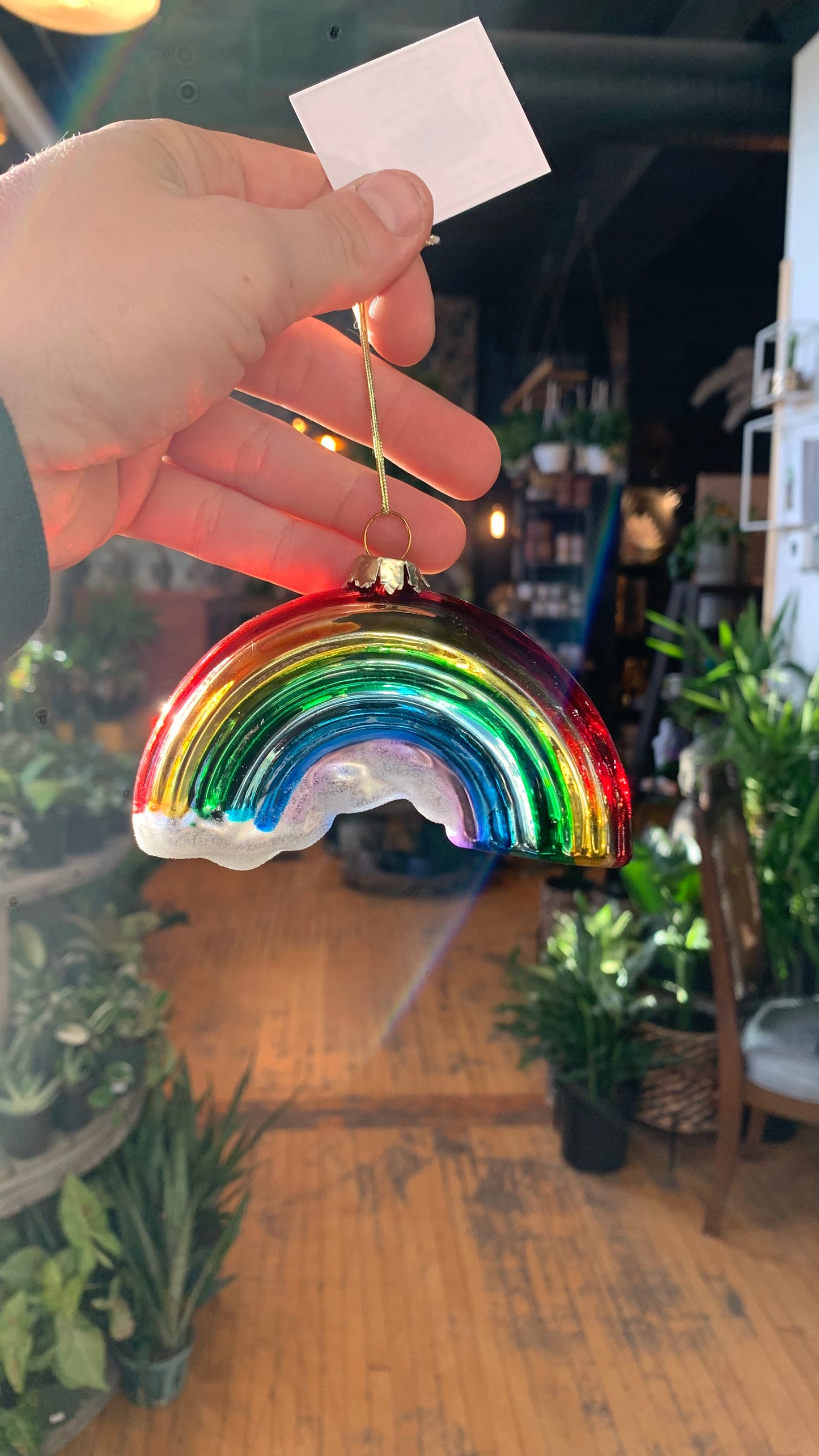 Rainbow Holiday Ornament