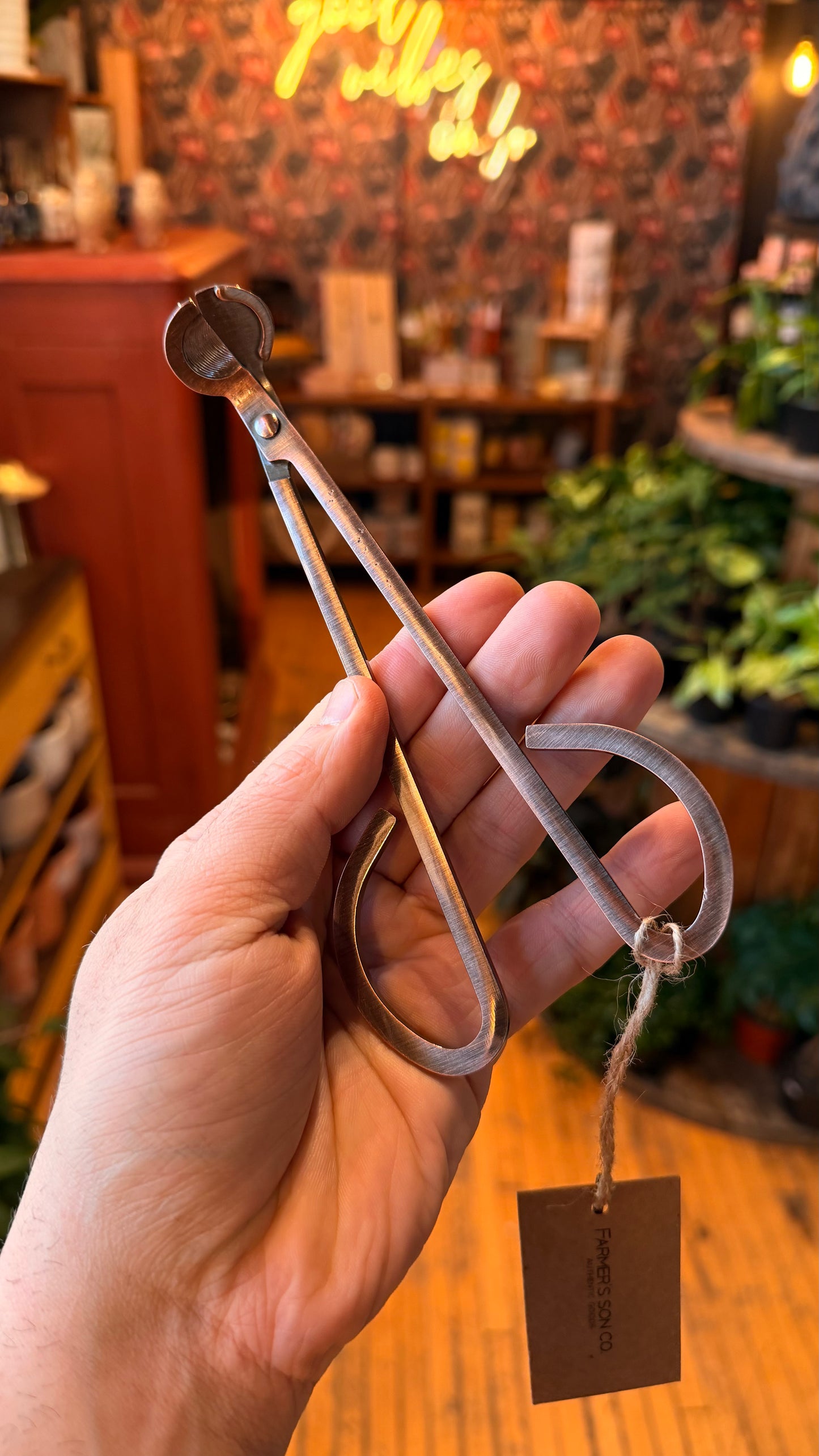Modern Candle Wick Trimmer - Copper