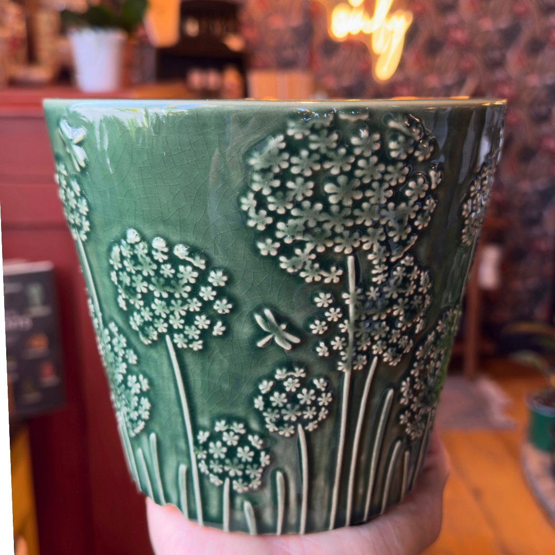 Dandelion and Dragonflies Planter