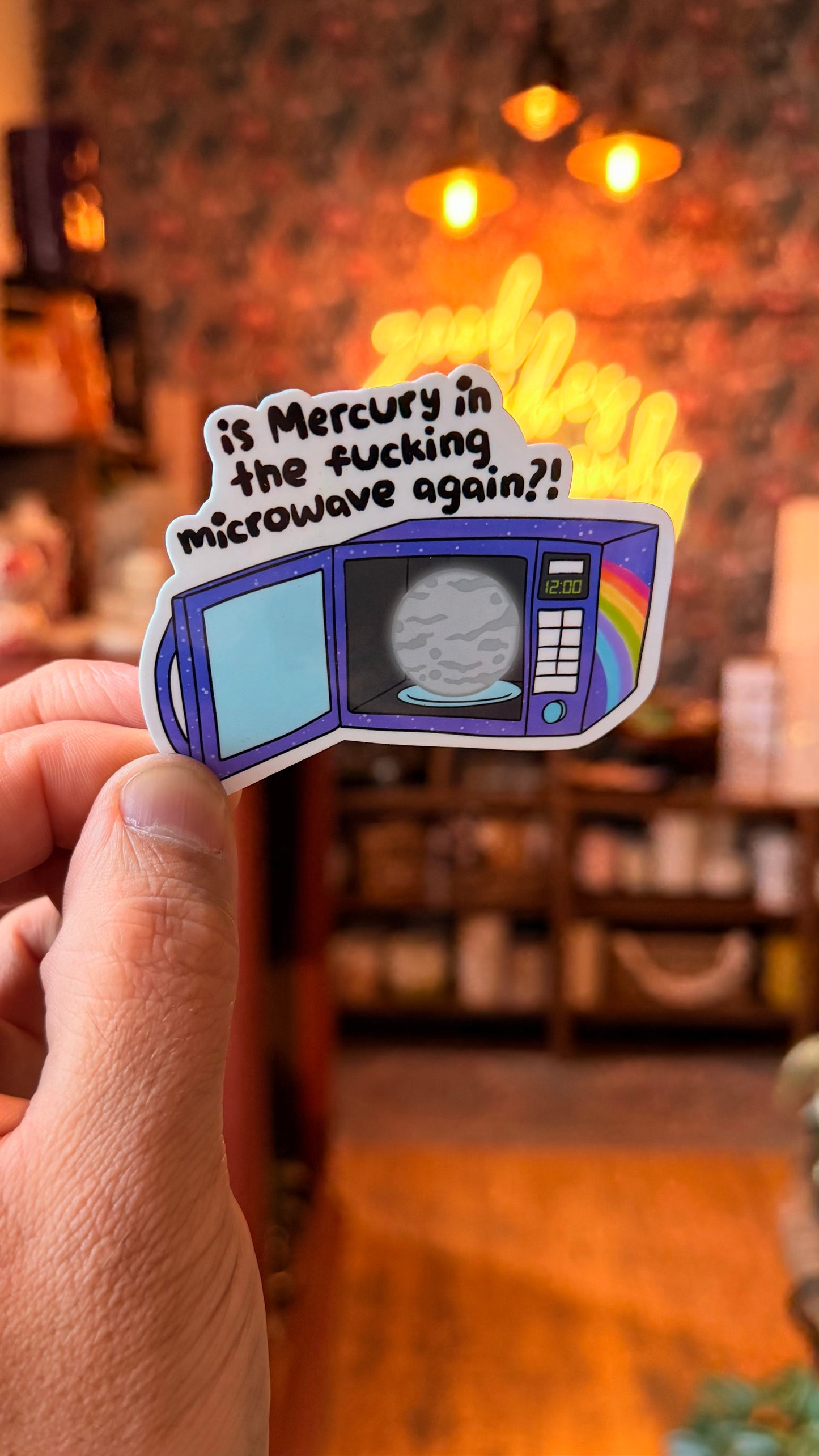 ‘Mercury in the Microwave’ Sticker