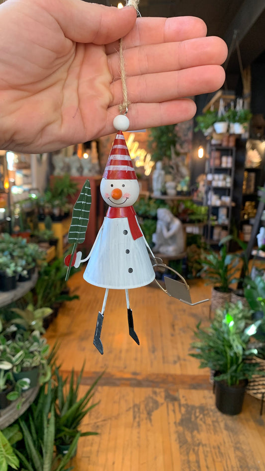 Frosty the Plant Man Holiday Ornament