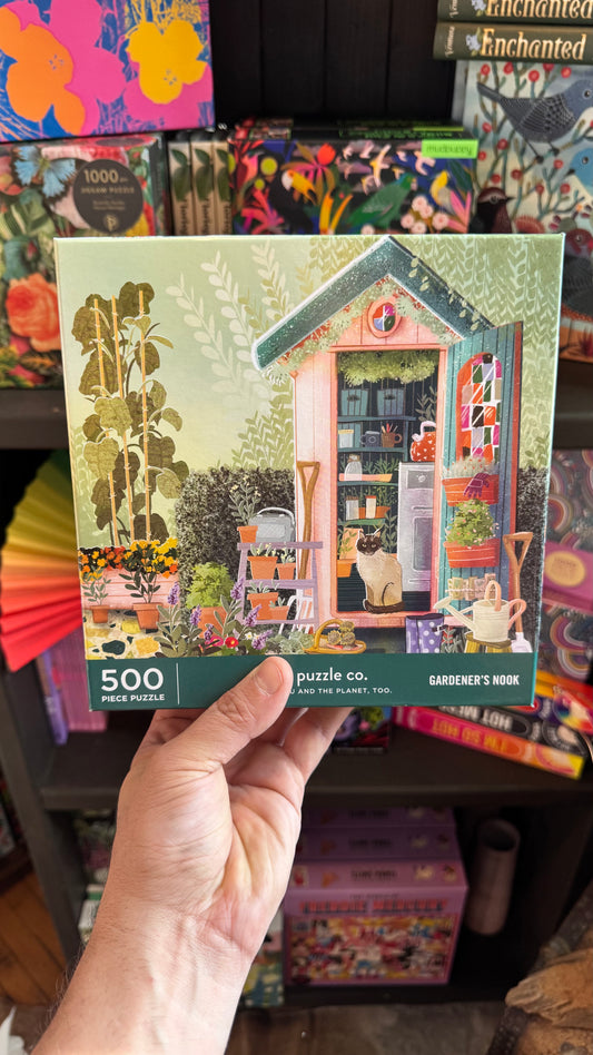 Cat Plant Nook - 500 Piece Puzzle