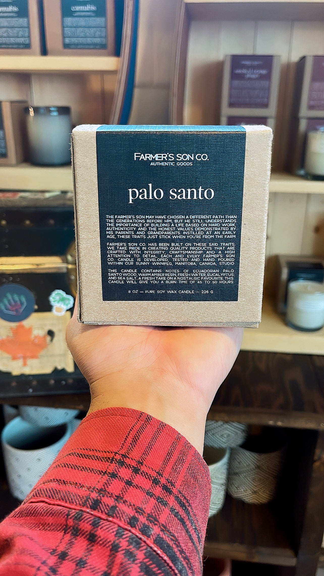 Farmer’s Son Co. - Palo Santo Candle