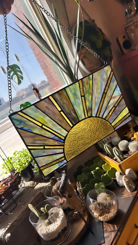 Summer Sunrise Stained Glass