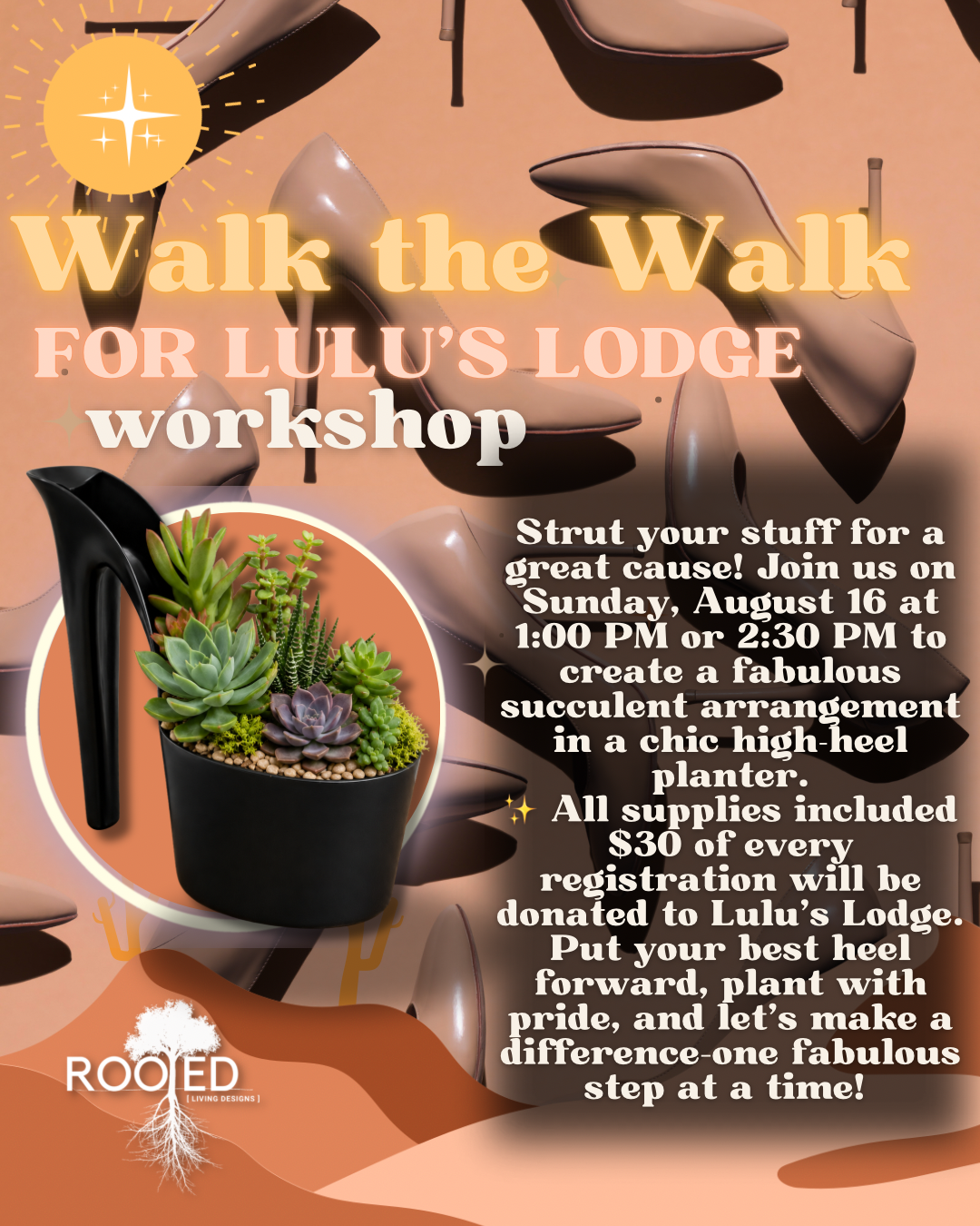 Walk the Walk For Lulu’s Lodge Workshop