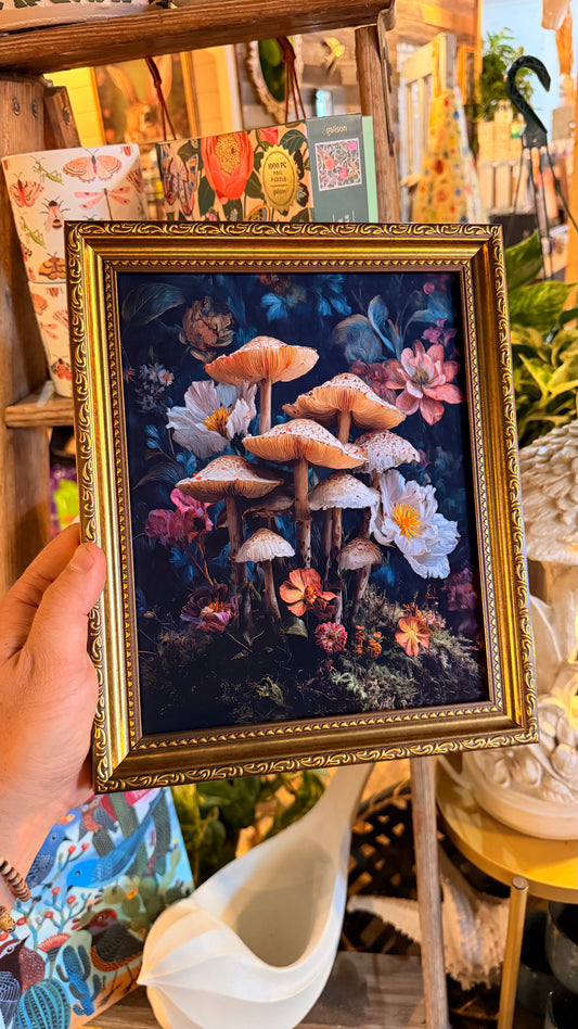 ‘Mushroom Forest’ Portrait Print