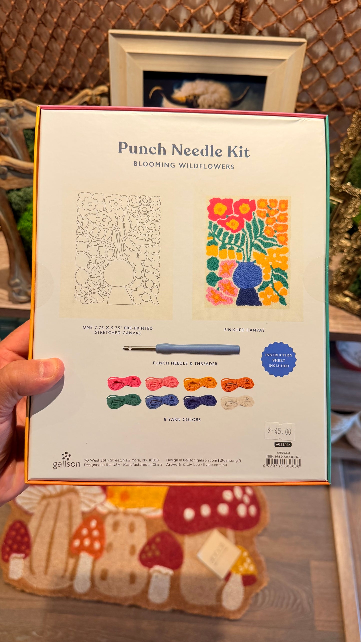 Blooming Wildflowers - Punch Needle Crotchet Kit