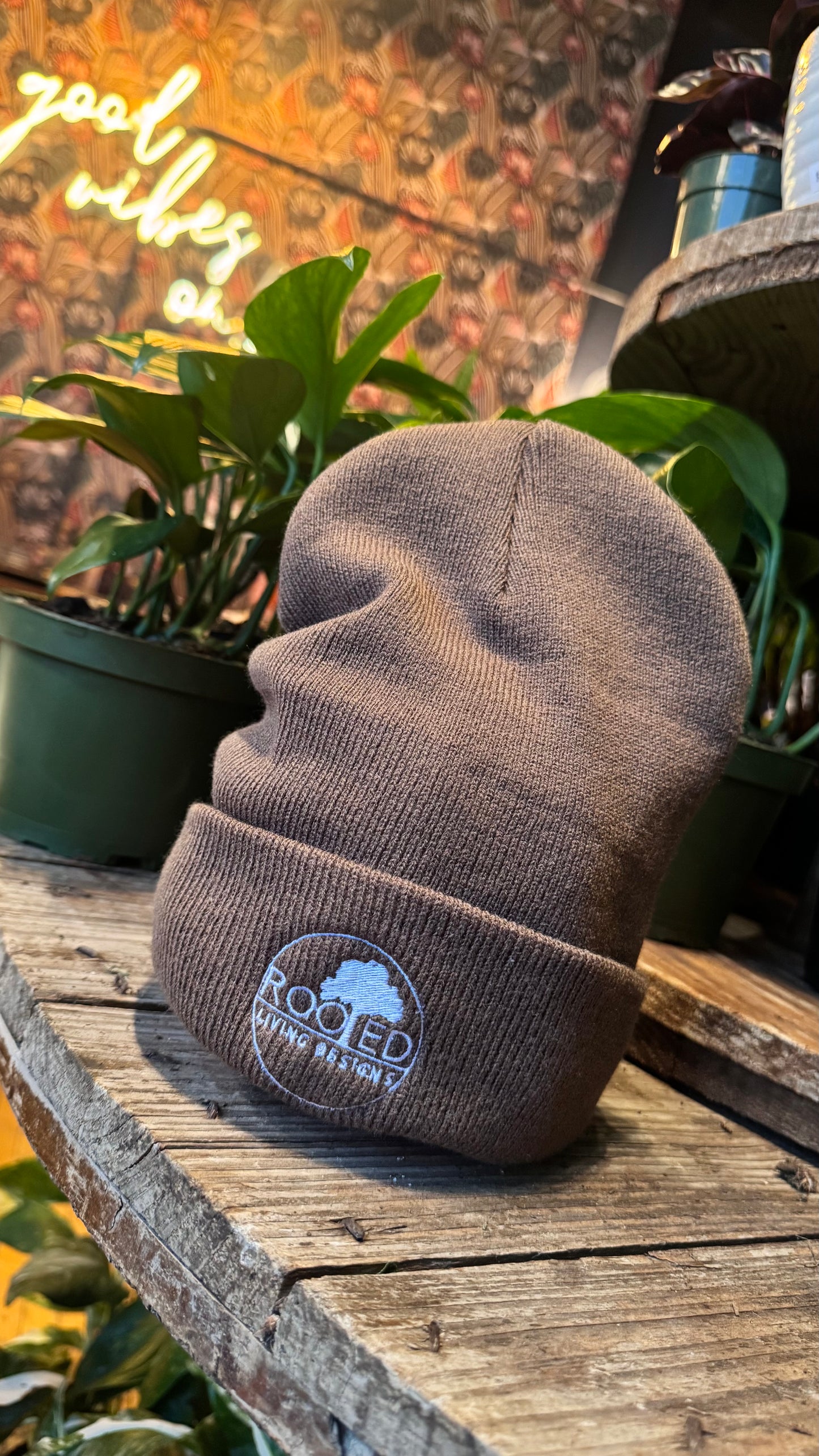 Rooted Toque - Bark Brown