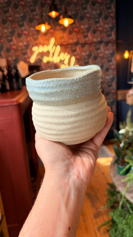 4.5” Handmade Rosso Planter