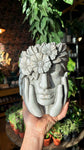 6.5” Helana Flower Goddess Bust