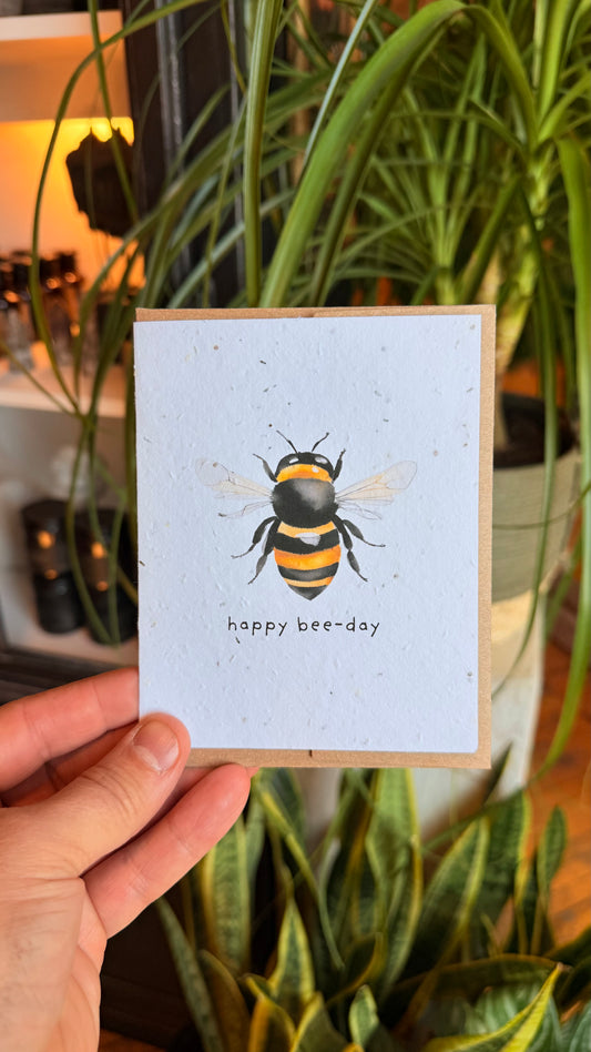 Plantable Cards - Happy Bee Day