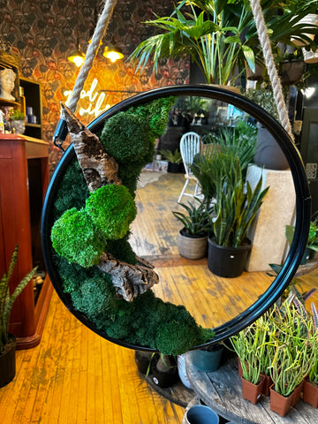 ‘Madera’ Moss Mirror
