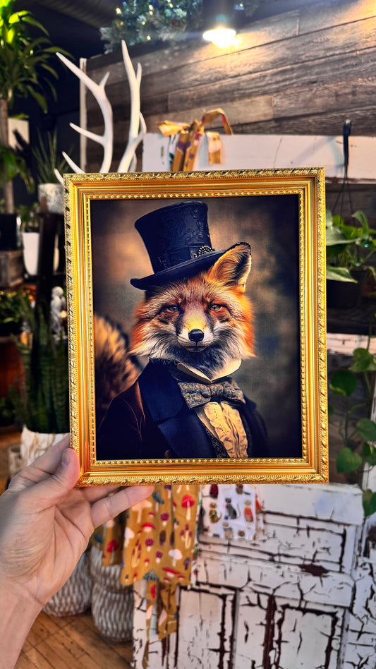 ‘Felix the Fox’ Portrait Print
