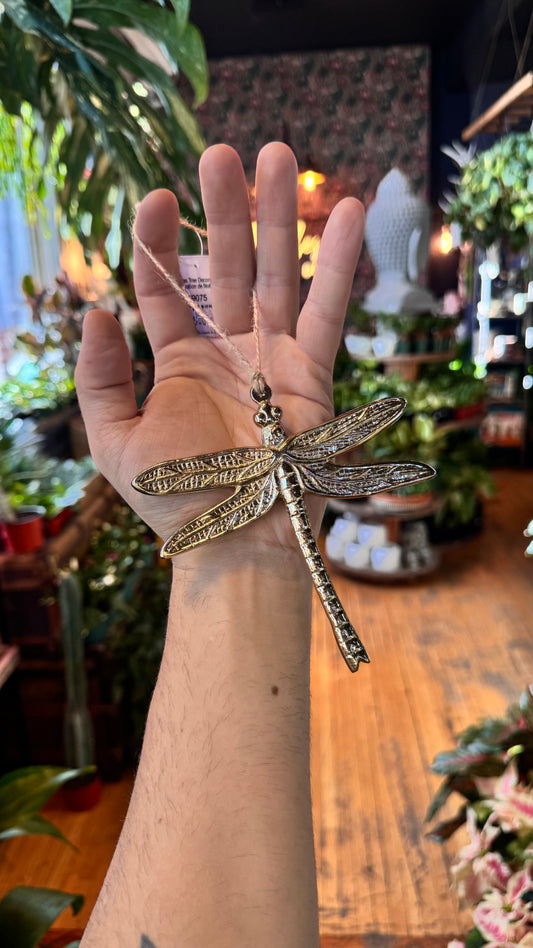 Golden Dragonfly - Christmas Ornament