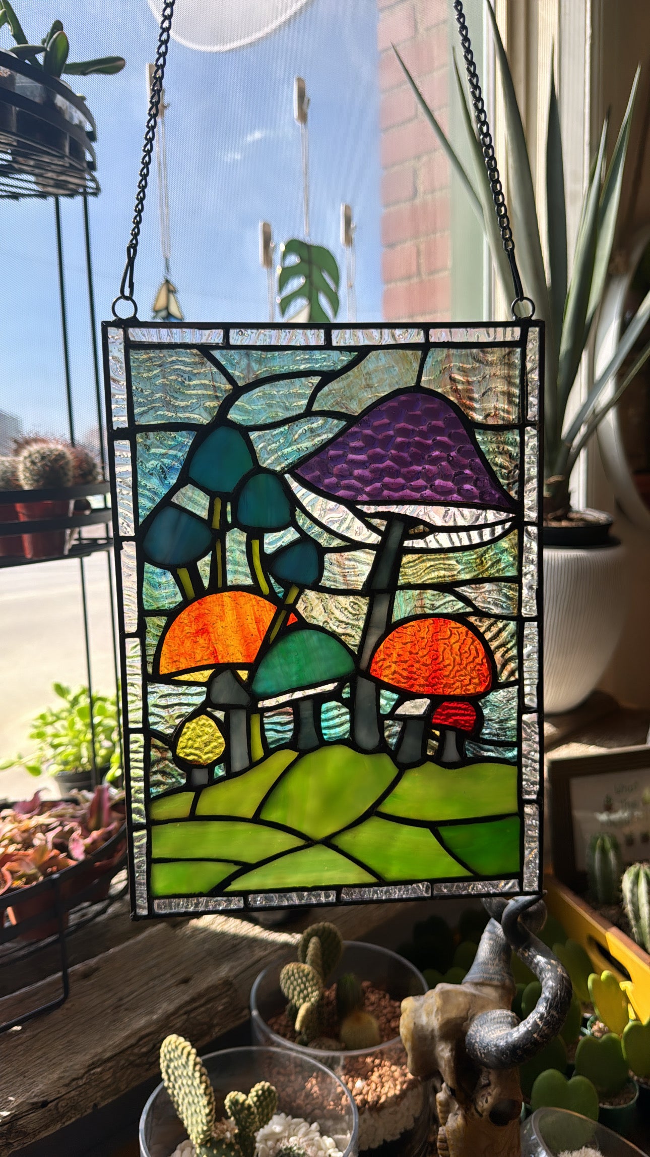 Mushroom Forest Stained Glass