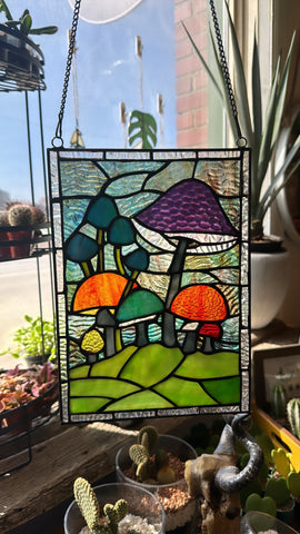 Mushroom Forest Stained Glass