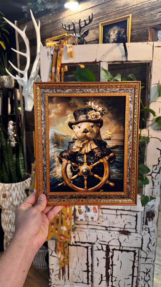 ‘Oxal the Otter’ Portrait Print