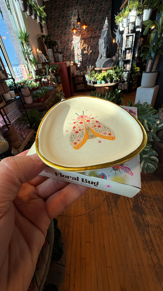 Floral Bug Trinket Tray