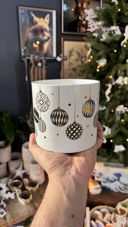 5” Jingle Balls Rock Planter